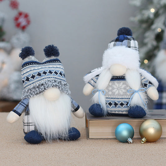 Blue Christmas Gnome