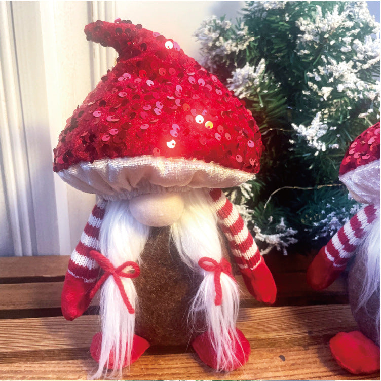 Christmas Mushroom Gnome