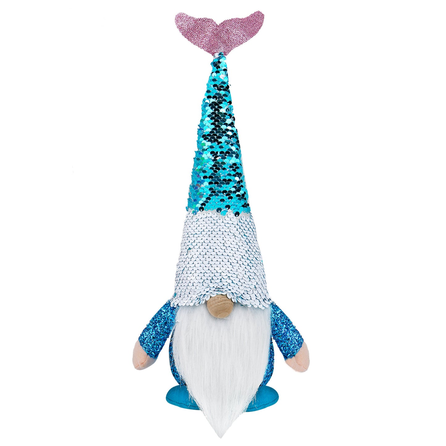 Sequin Mermaid Gnome