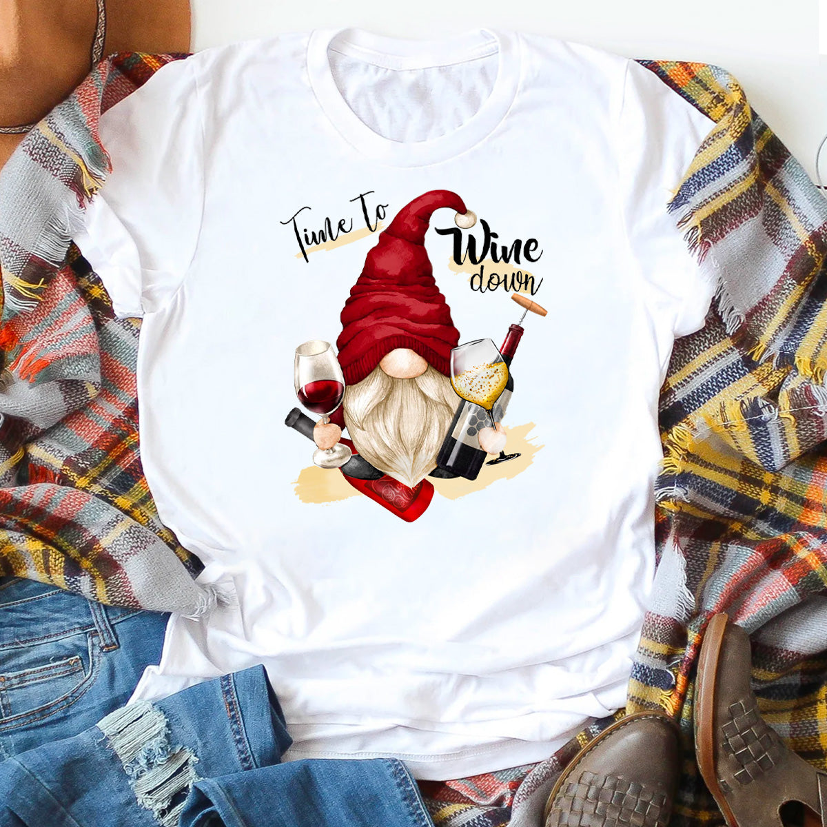 Time To Wine Gnome T-Shirt