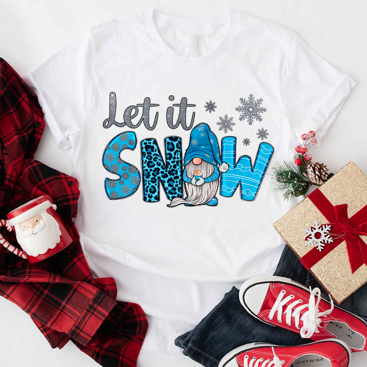 Let it Snow Gnome T-Shirt