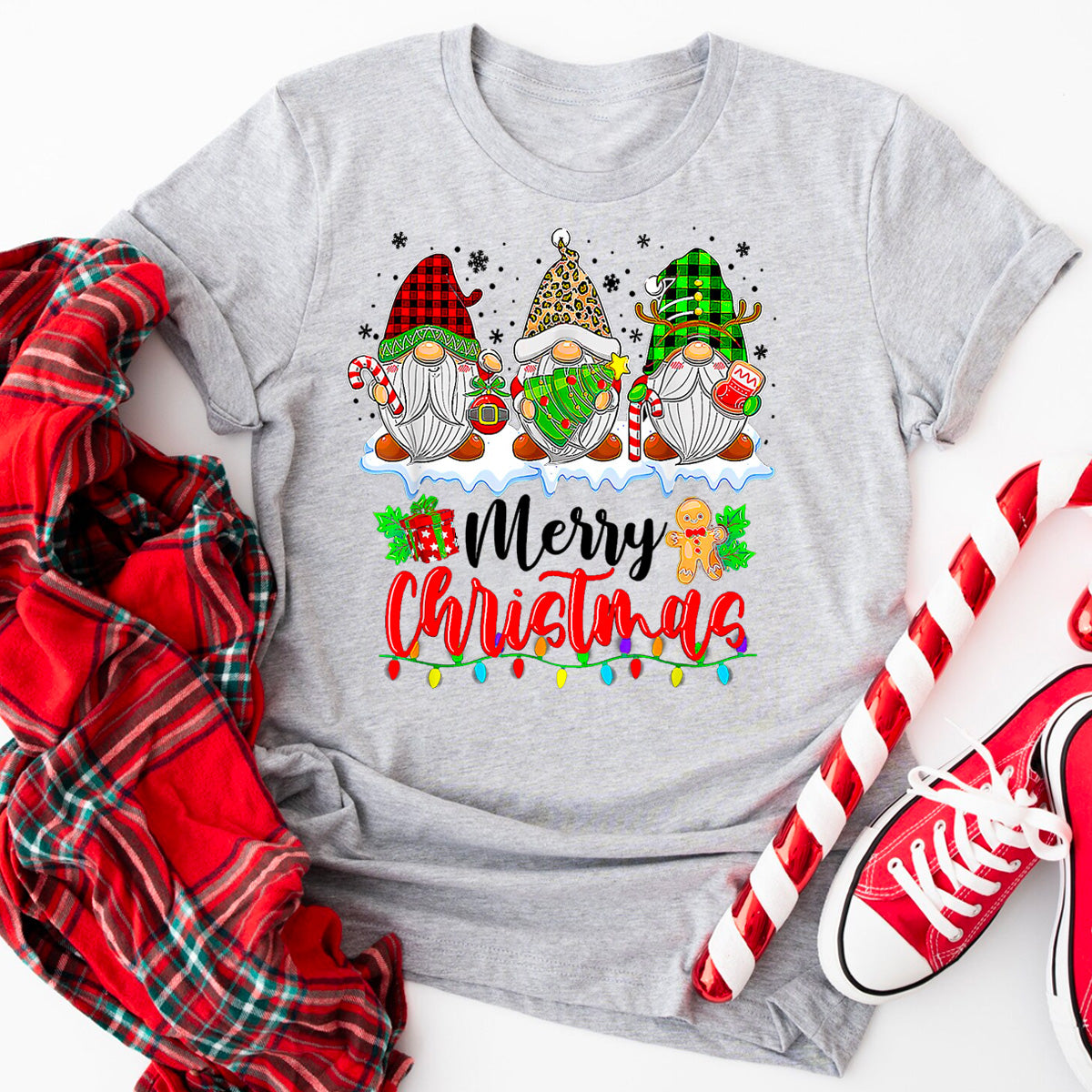 Merry Christma Family Gnomes T-Shirt