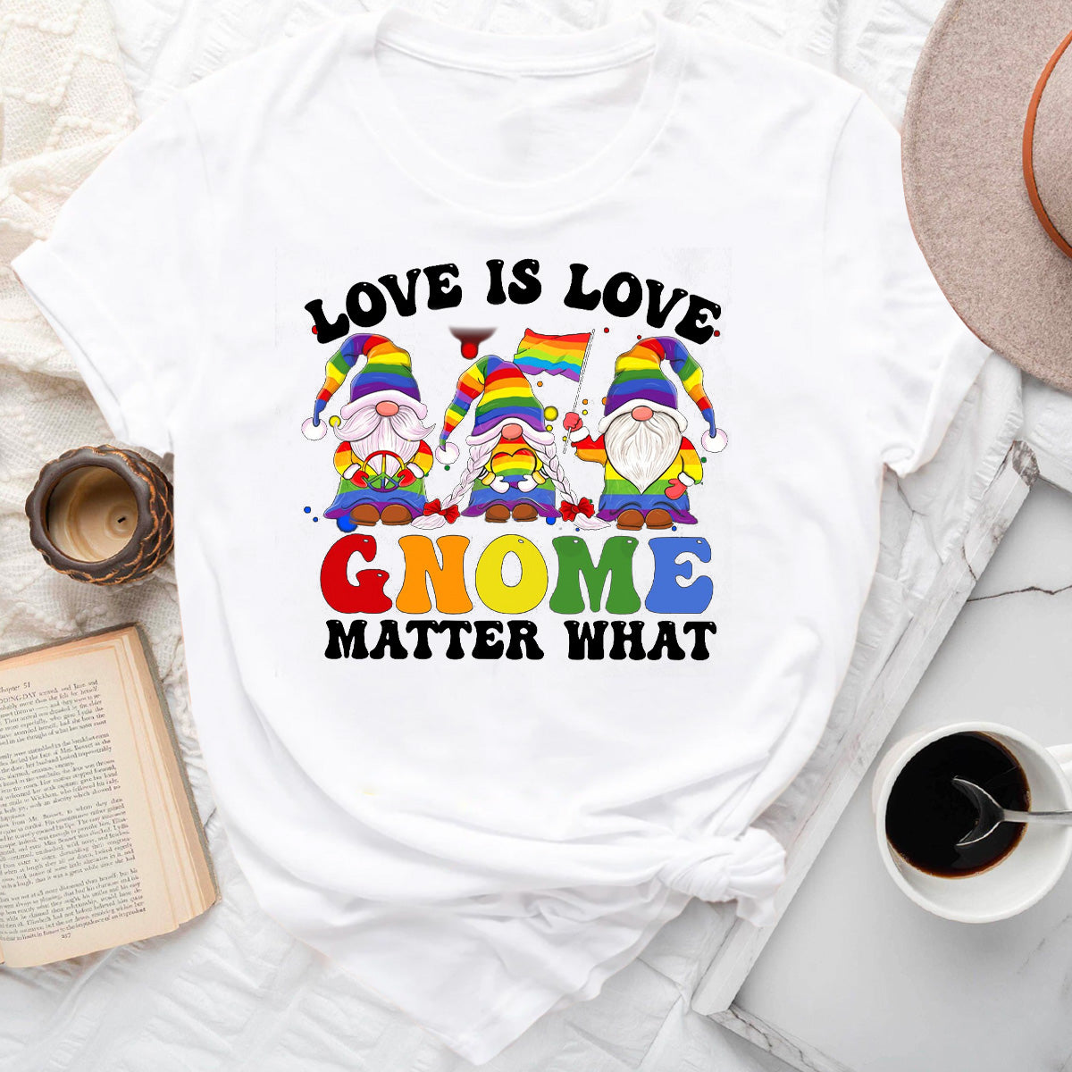 Love Is Love Gnome Matter What T-Shirt