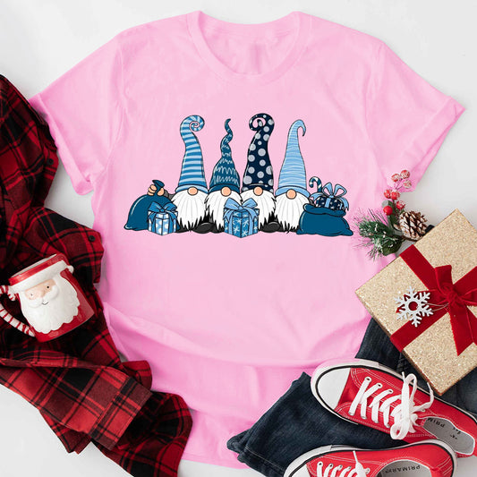 Blue Christmas Gnome T-Shirt