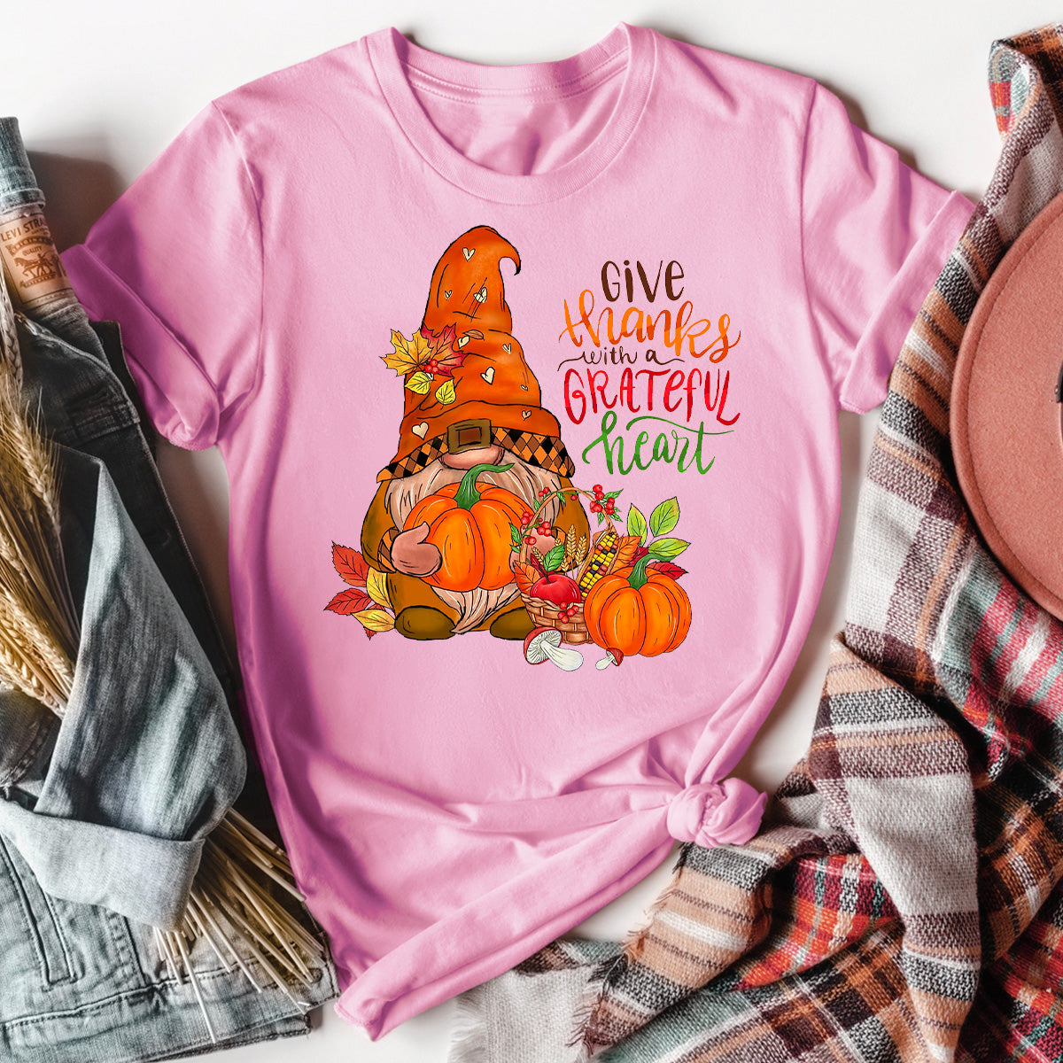 Give Thanks With A Grateful Heart T-Shirt