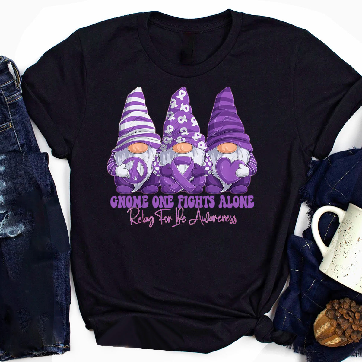 Relay For Life Gnomies Support T-Shirt