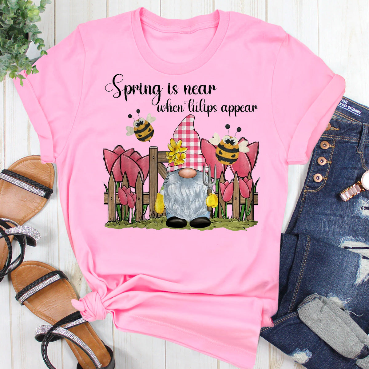 Spring Is Near When Tulips Appear T-Shirt