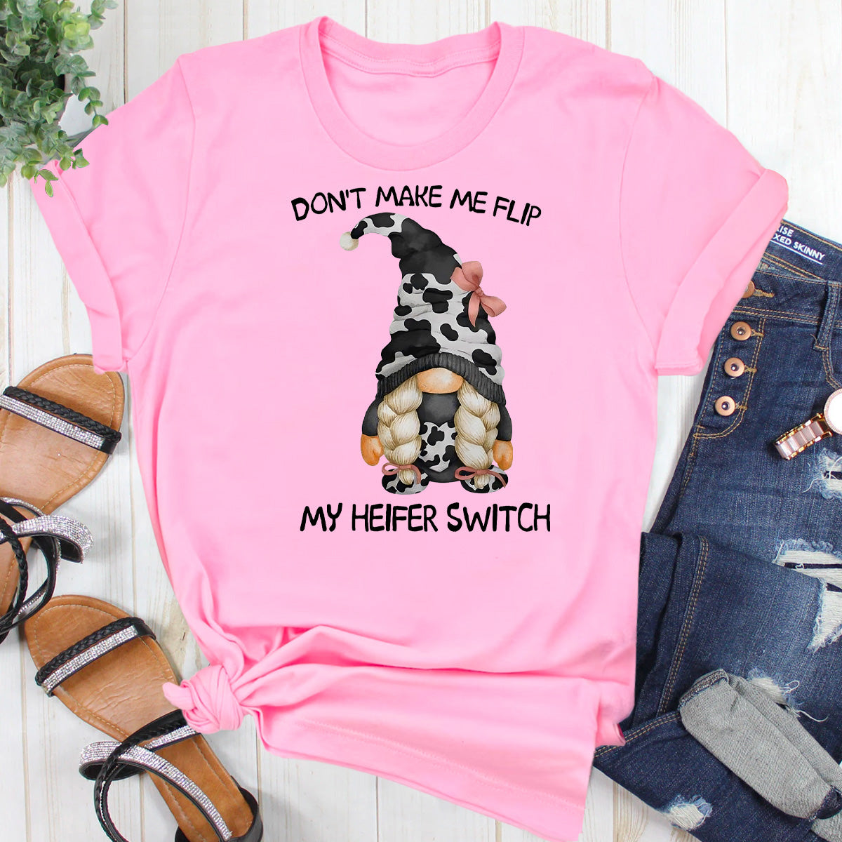 Don't Make Me Flip My Heifer Switch T-Shirt