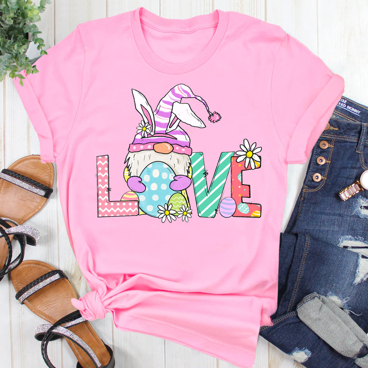 Easter Gnome LOVE T-Shirt