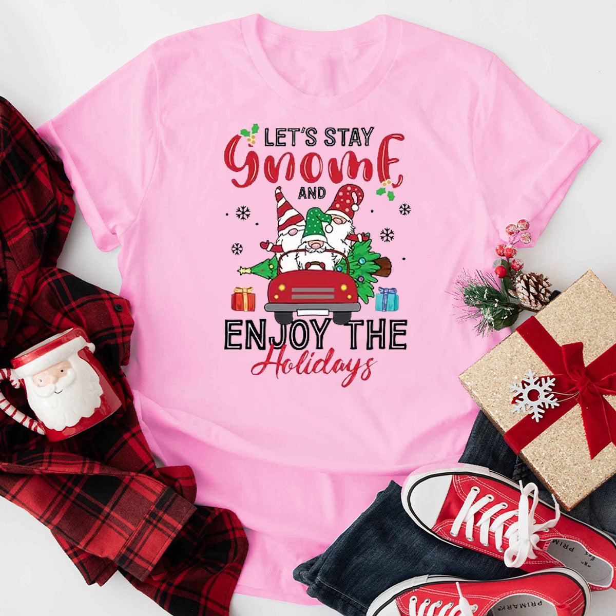 Let's Stay Gnome and Enjoy the Holidays T-Shirt