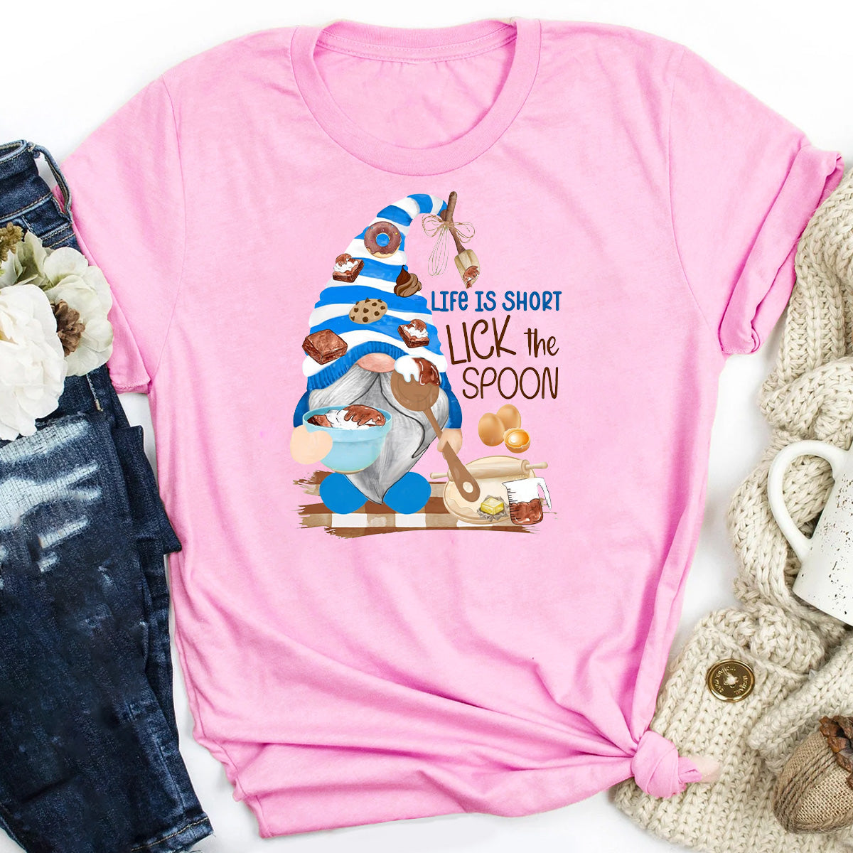 Life Is Short Lick The Spoon T-Shirt