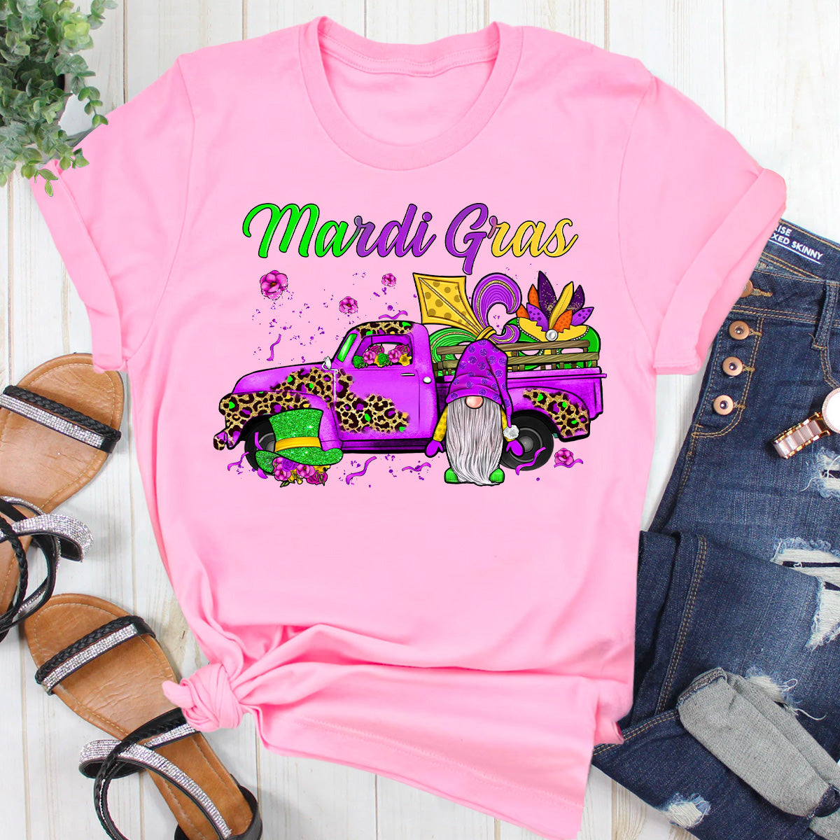 Youth Gnome Mardi Gras T-Shirt