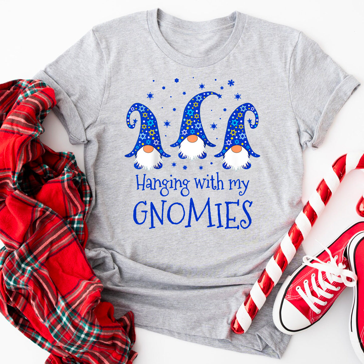 Hanukkah Hanging With My Gnomies T-Shirt