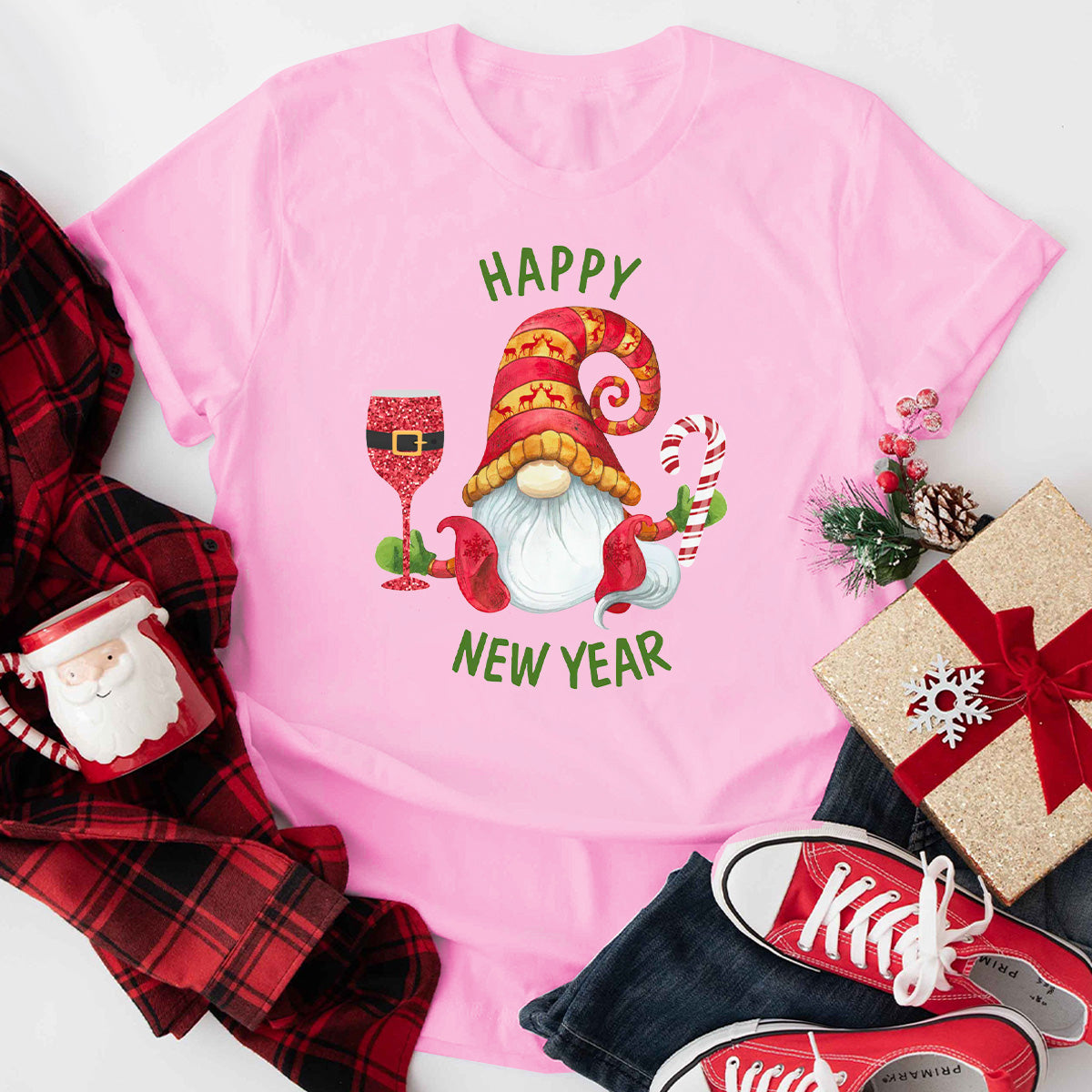 New Year Party Gnome T-Shirt