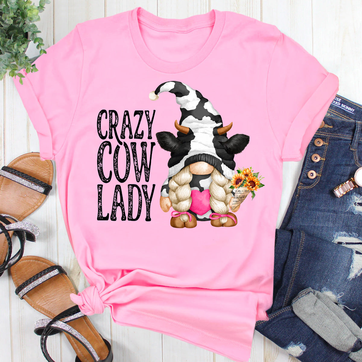 Crazy Cow Lady T-Shirt