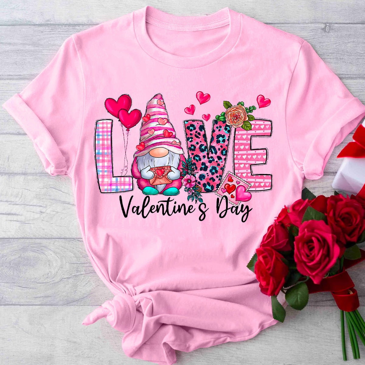 Valentine's Love Gnome T-Shirt