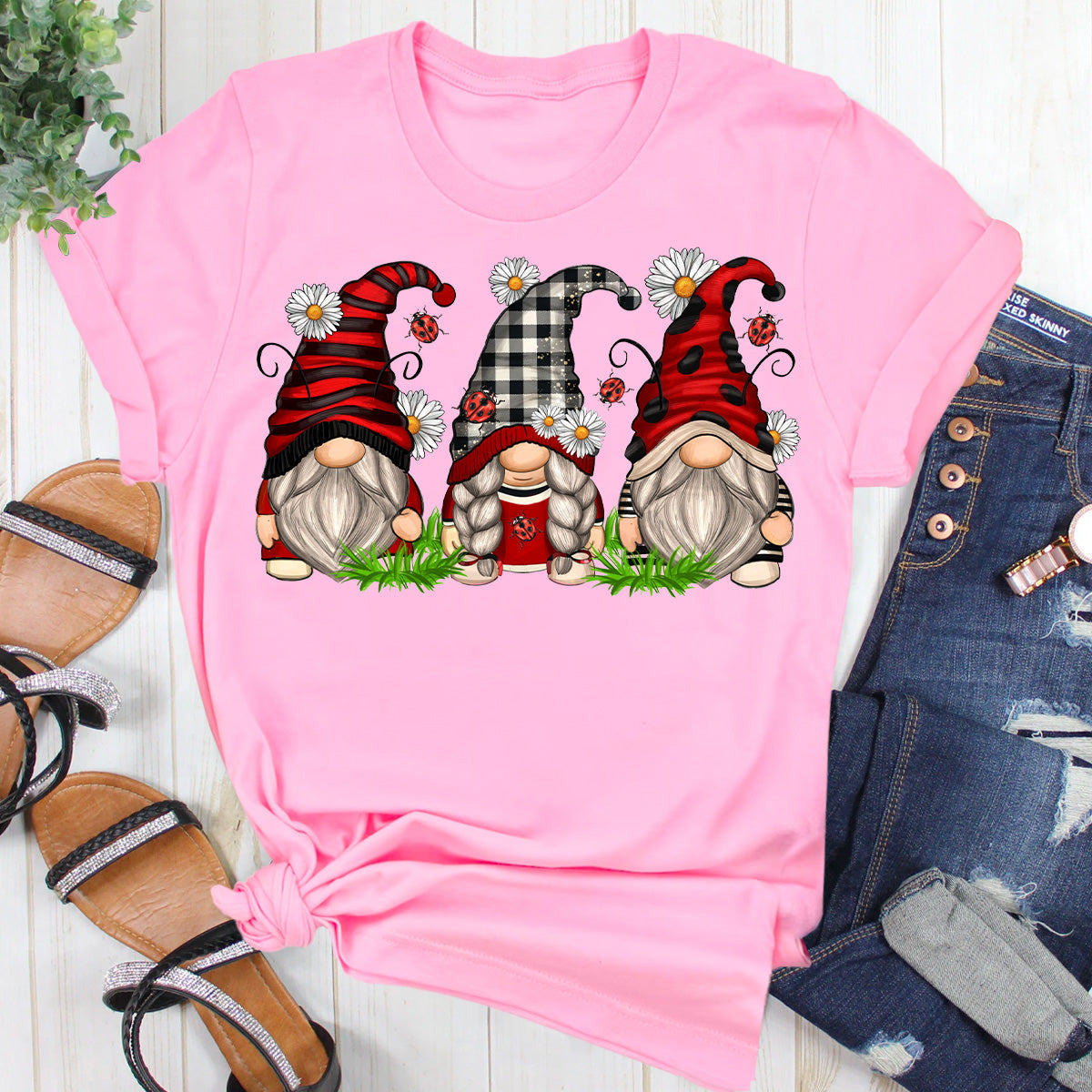 Lady Bug Gnomes T-Shirt