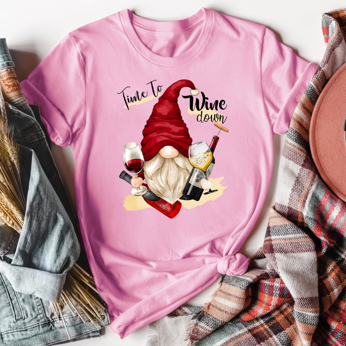 Time To Wine Gnome T-Shirt