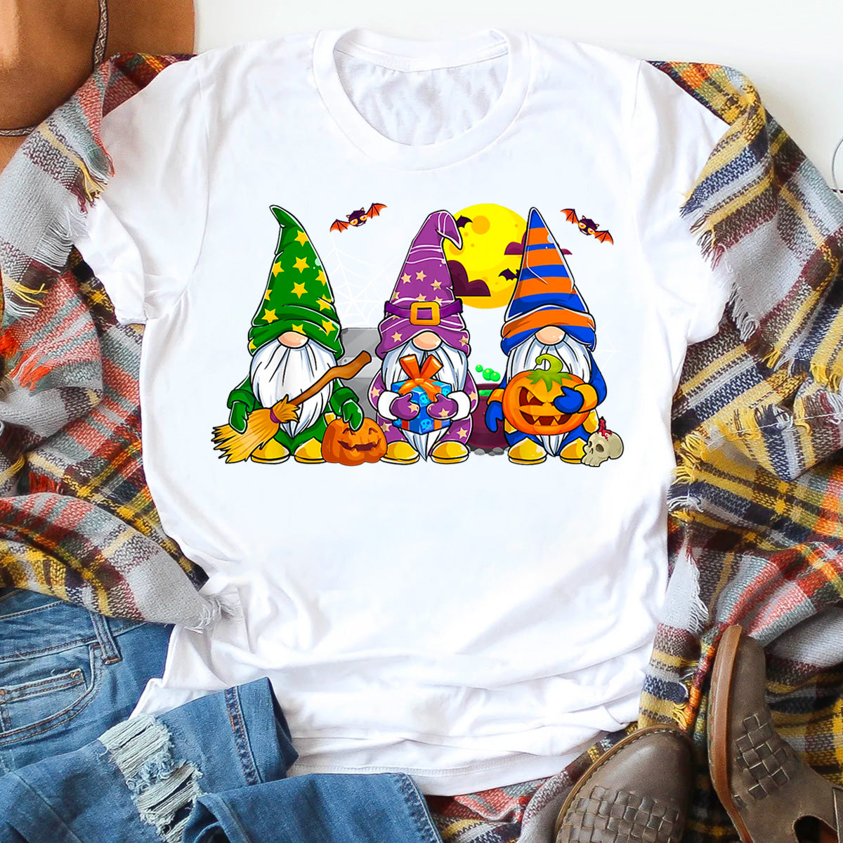 Three Gnomies Halloween T-Shirt