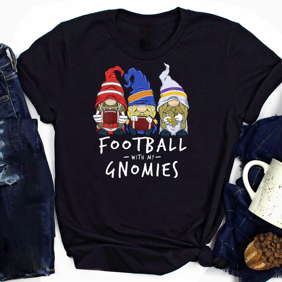 Football With My Gnomies T-Shirt