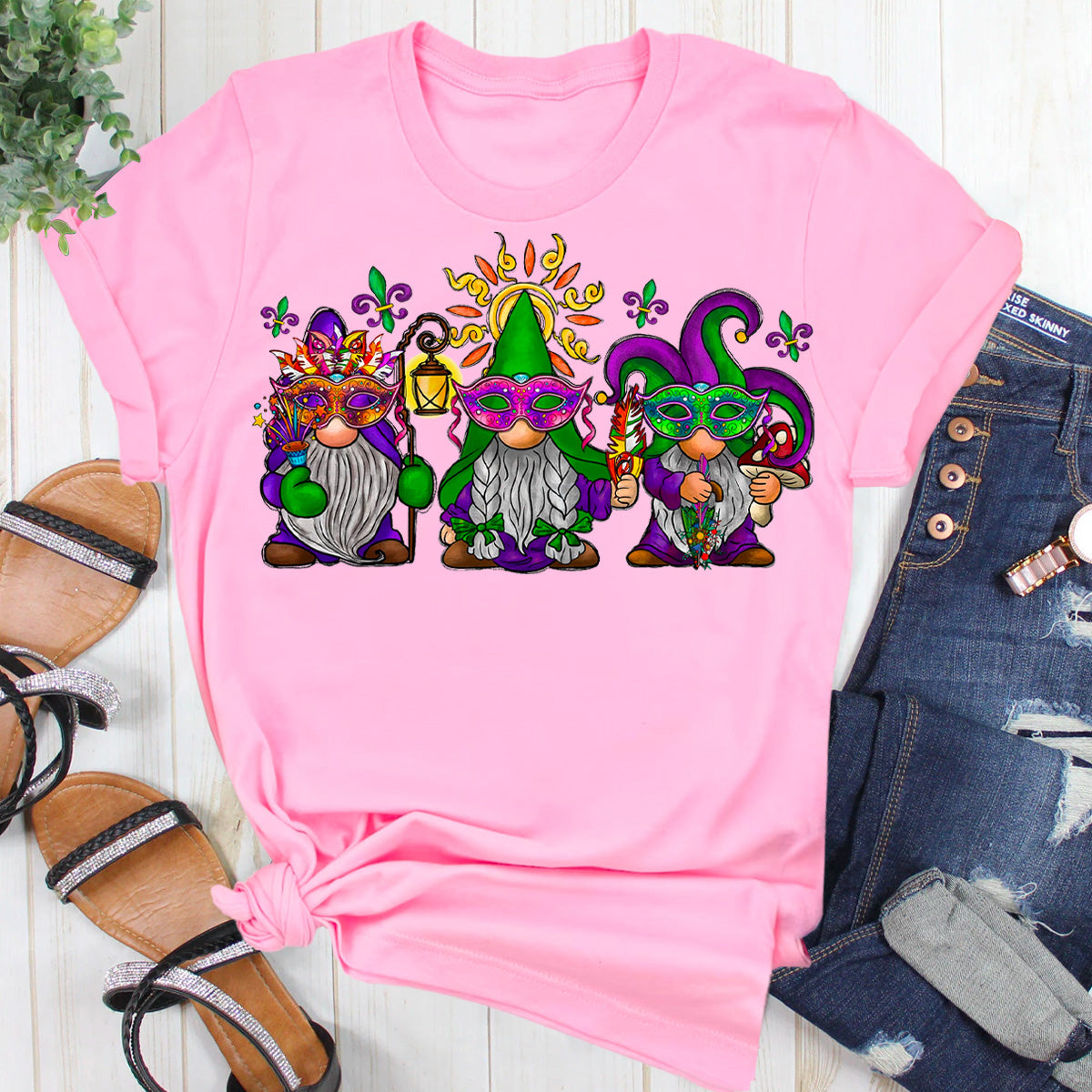 Mardi Gras Gnome T-Shirt