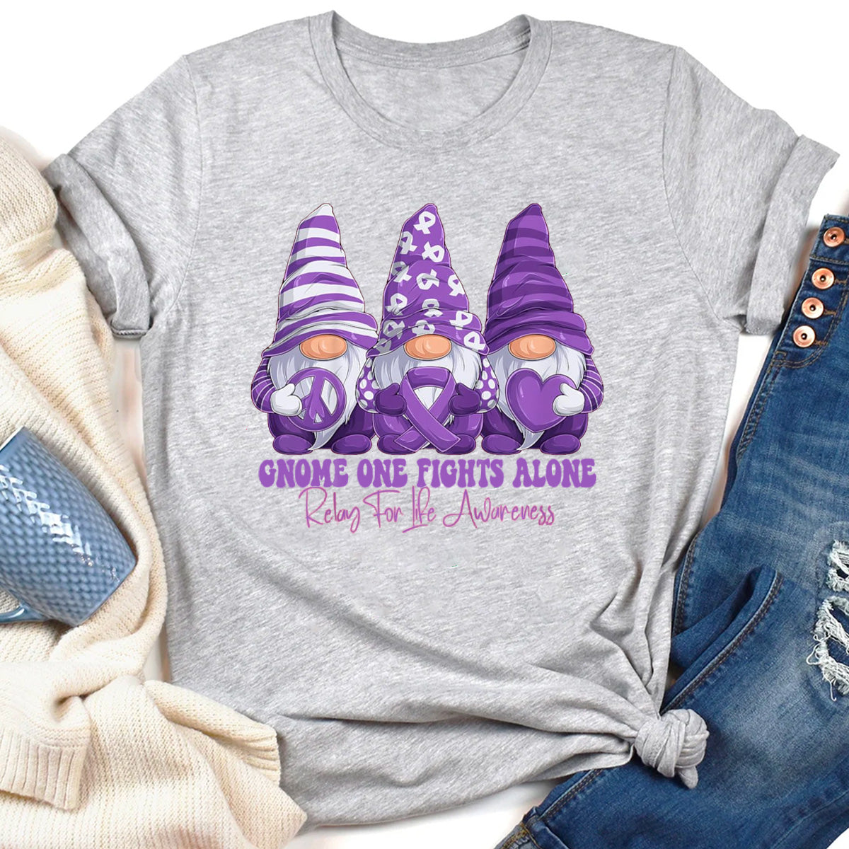 Relay For Life Gnomies Support T-Shirt