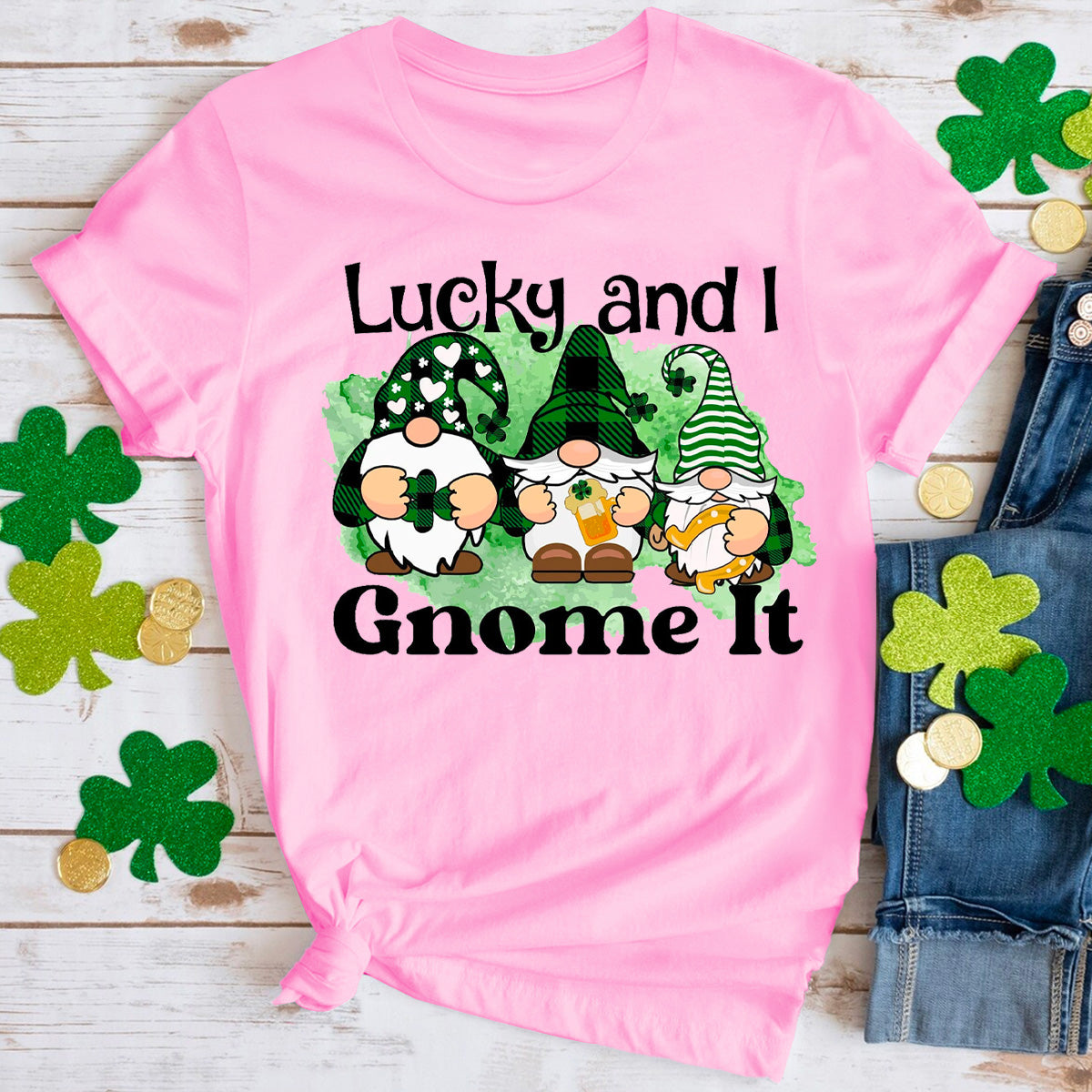 Lucky and I Gnome It T-Shirt