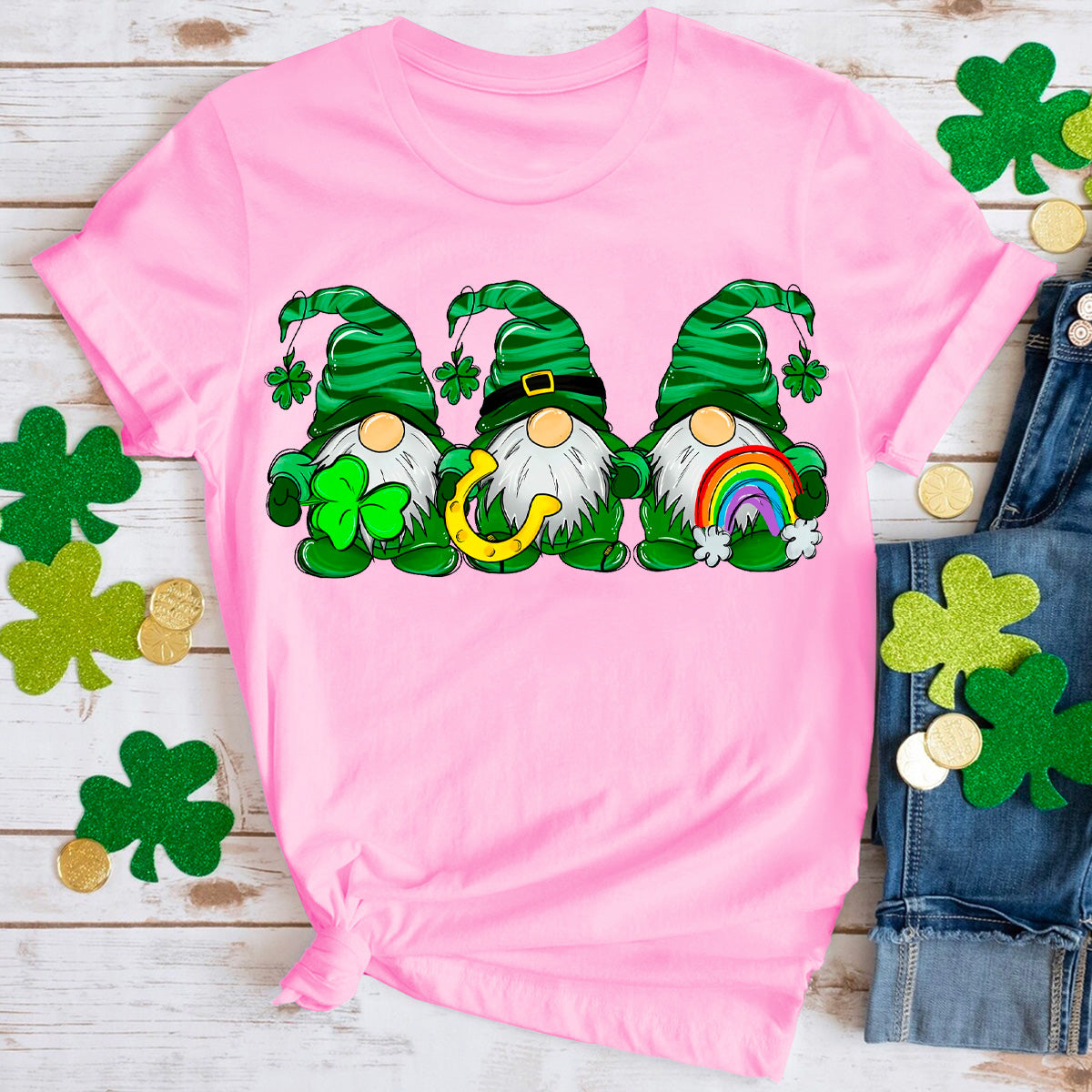 St Patricks Day Gnome Shirt T-Shirt