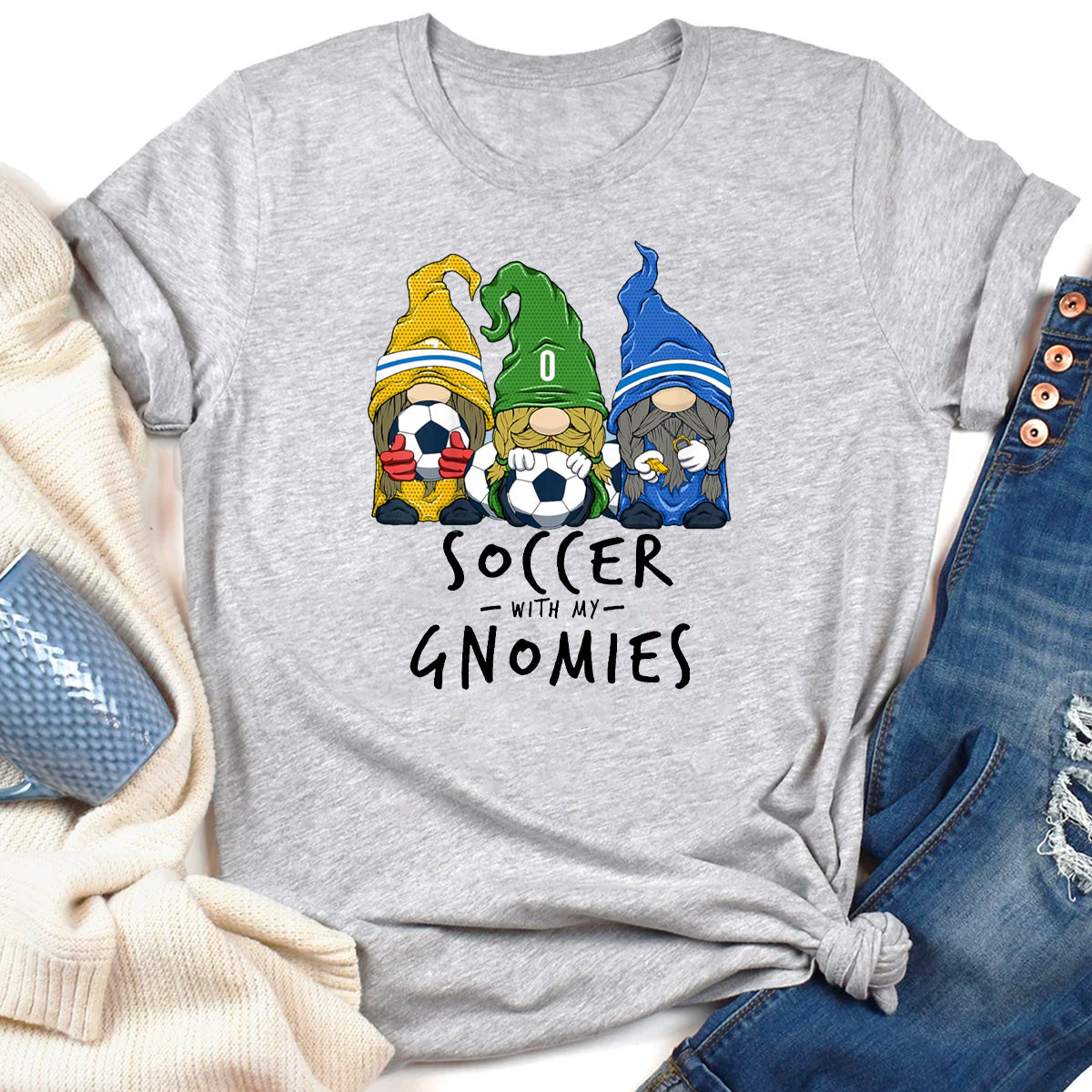 Soccer With My Gnomies T-Shirt