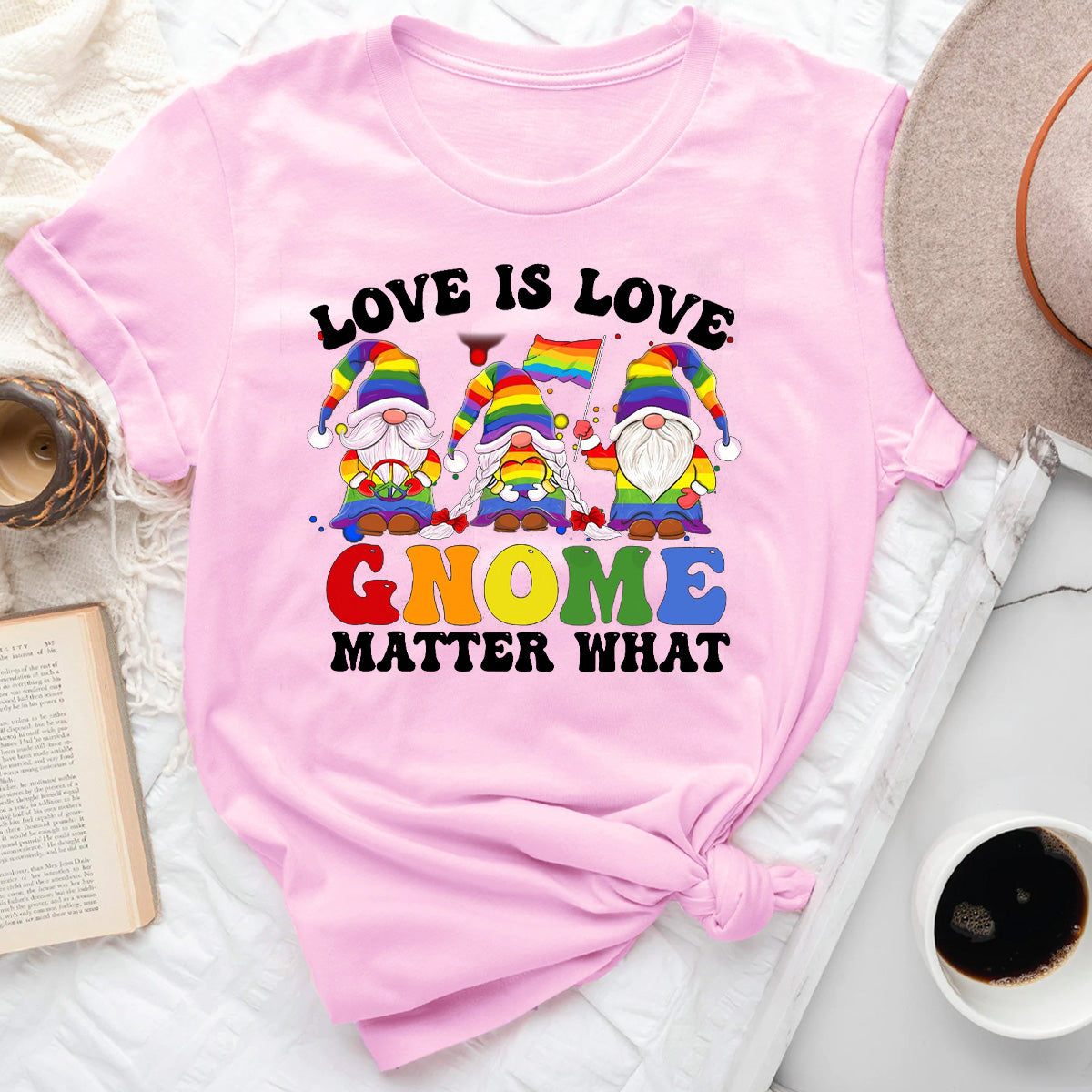 Love Is Love Gnome Matter What T-Shirt