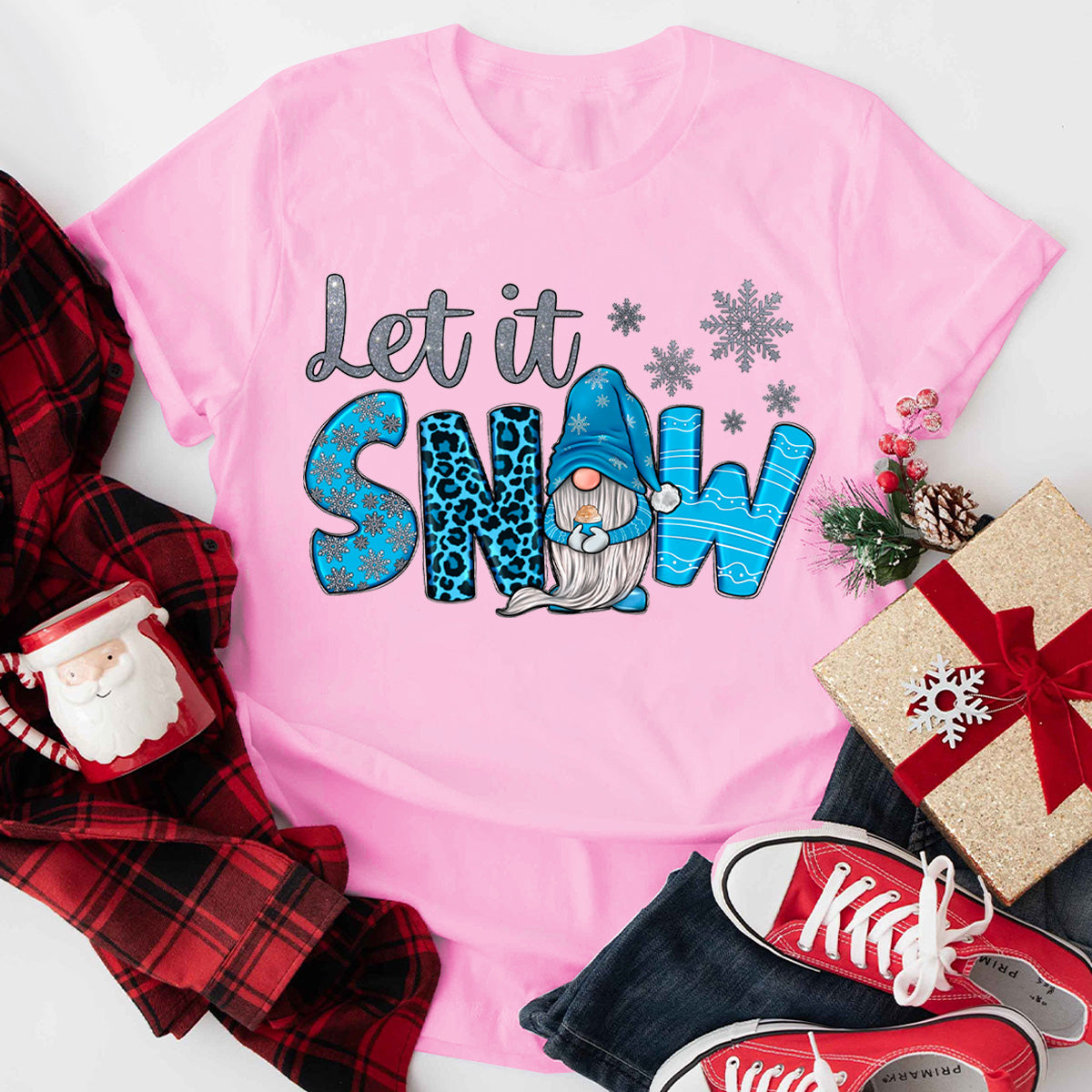 Let it Snow Gnome T-Shirt