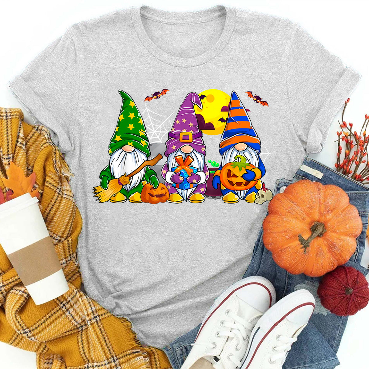 Three Gnomies Halloween T-Shirt