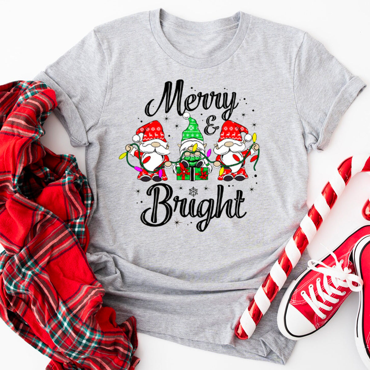 Merry Bright Gnome T-Shirt