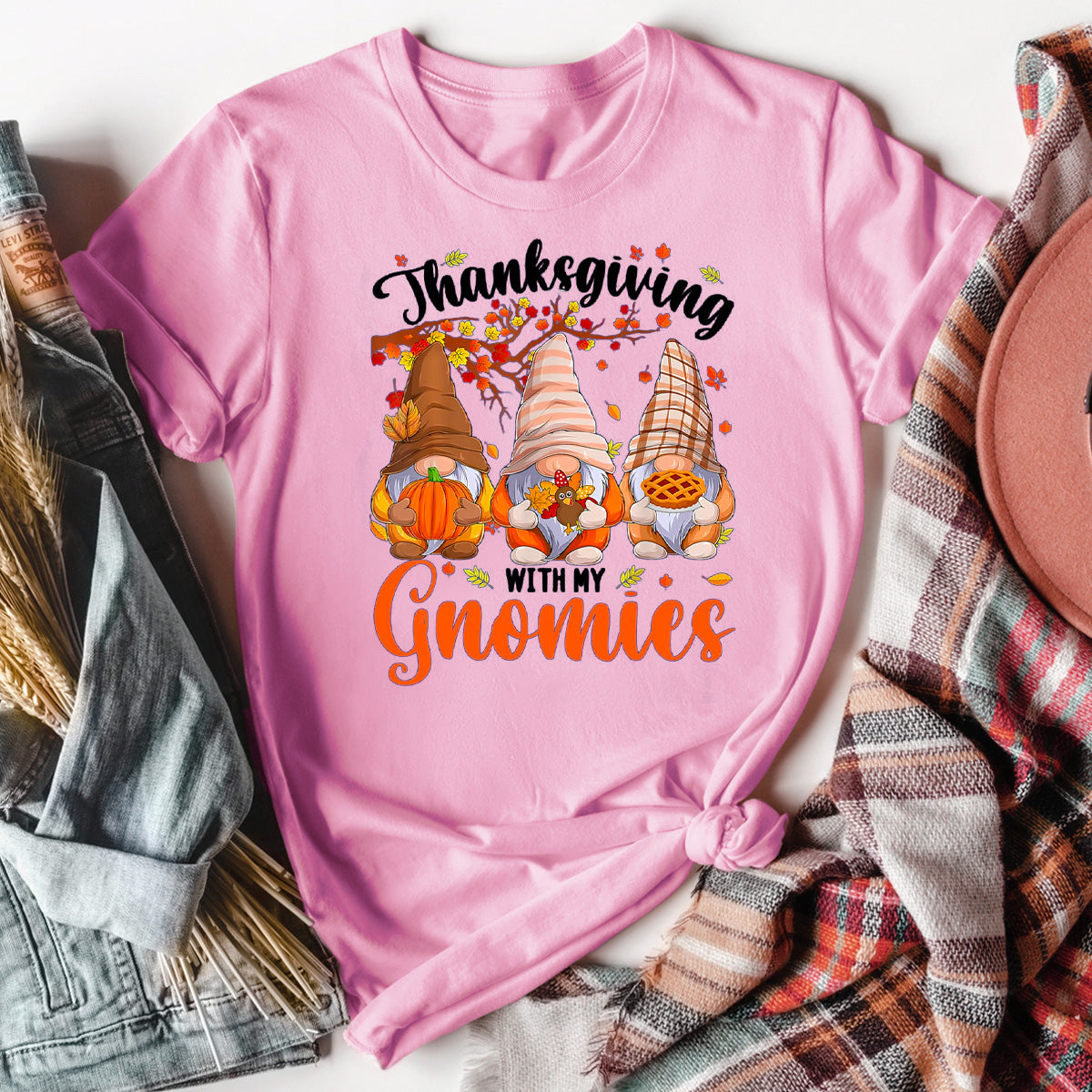 Thanksgiving With My Gnomies T-Shirt