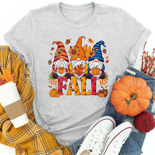 Fall Pumpkin Gnome T-Shirt