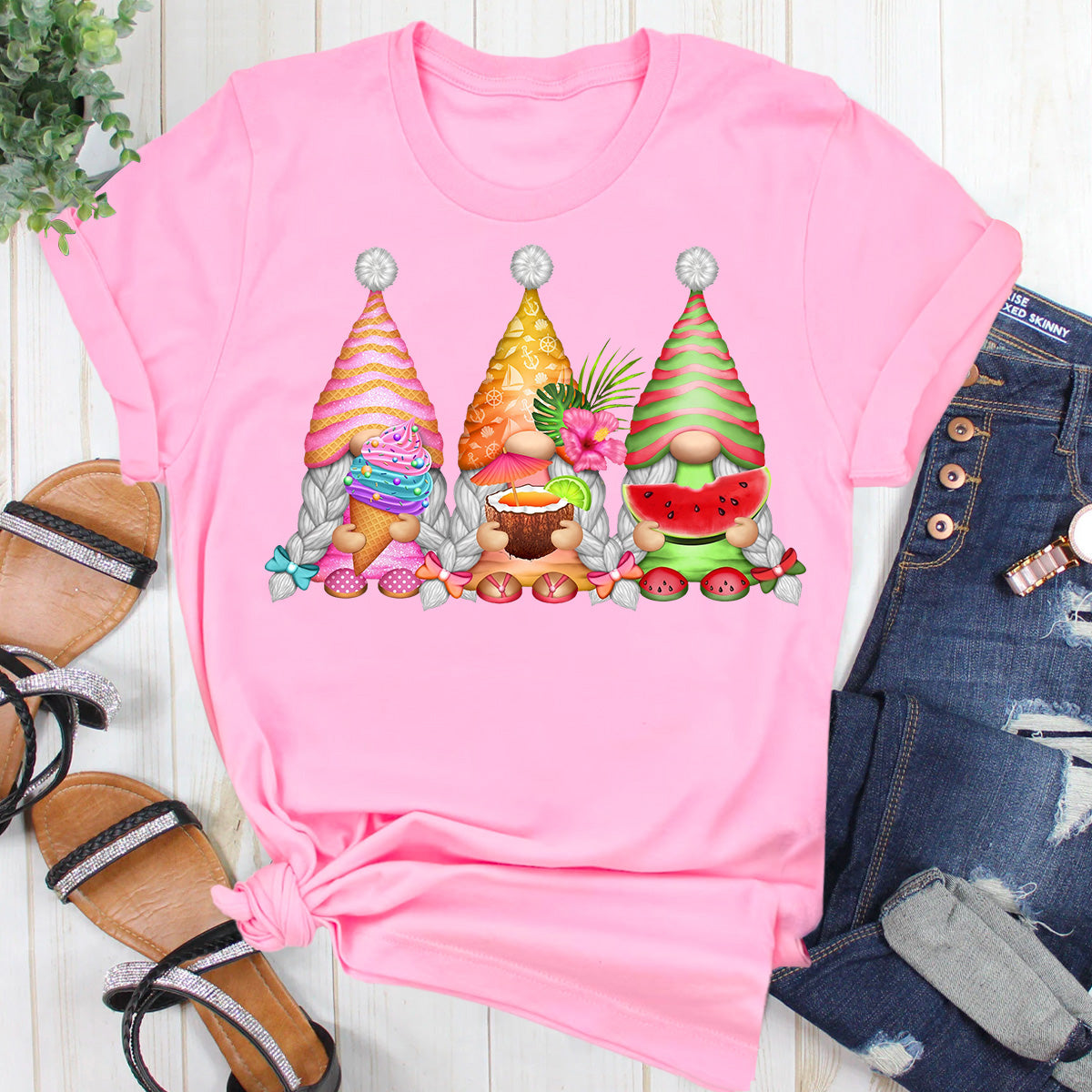 Summer Girl Gnomes T-Shirt