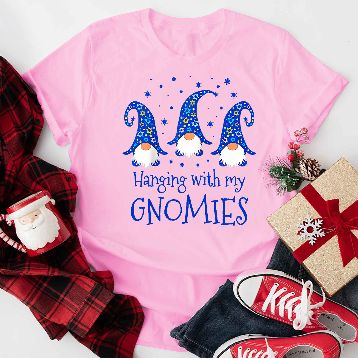 Hanukkah Hanging With My Gnomies T-Shirt