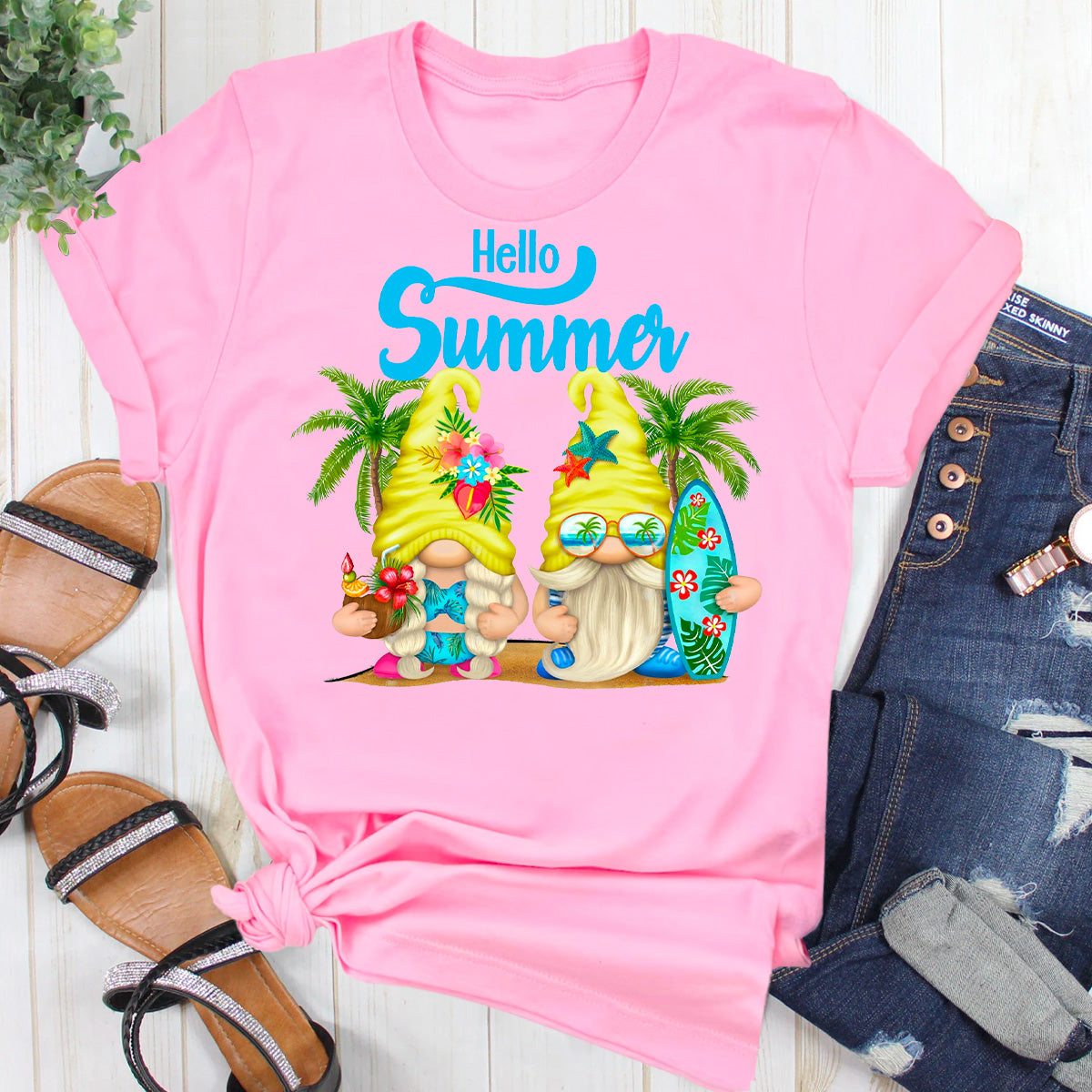 Hello Summer Gnome T-Shirt