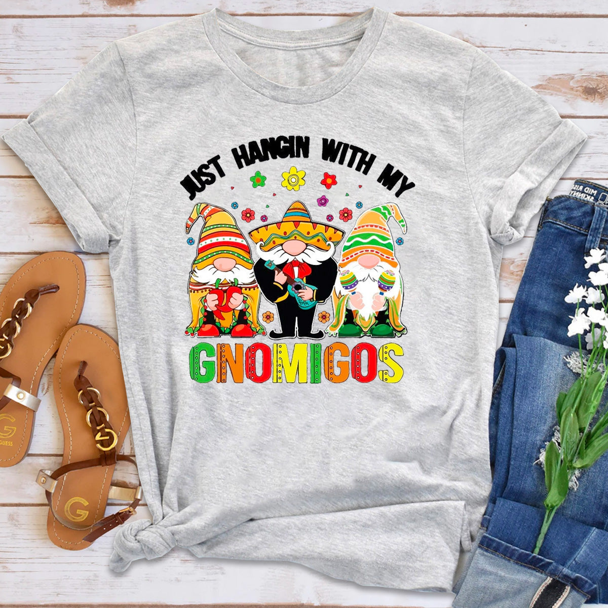 Happy Cinco De Mayo Mexican Gnome T-Shirt