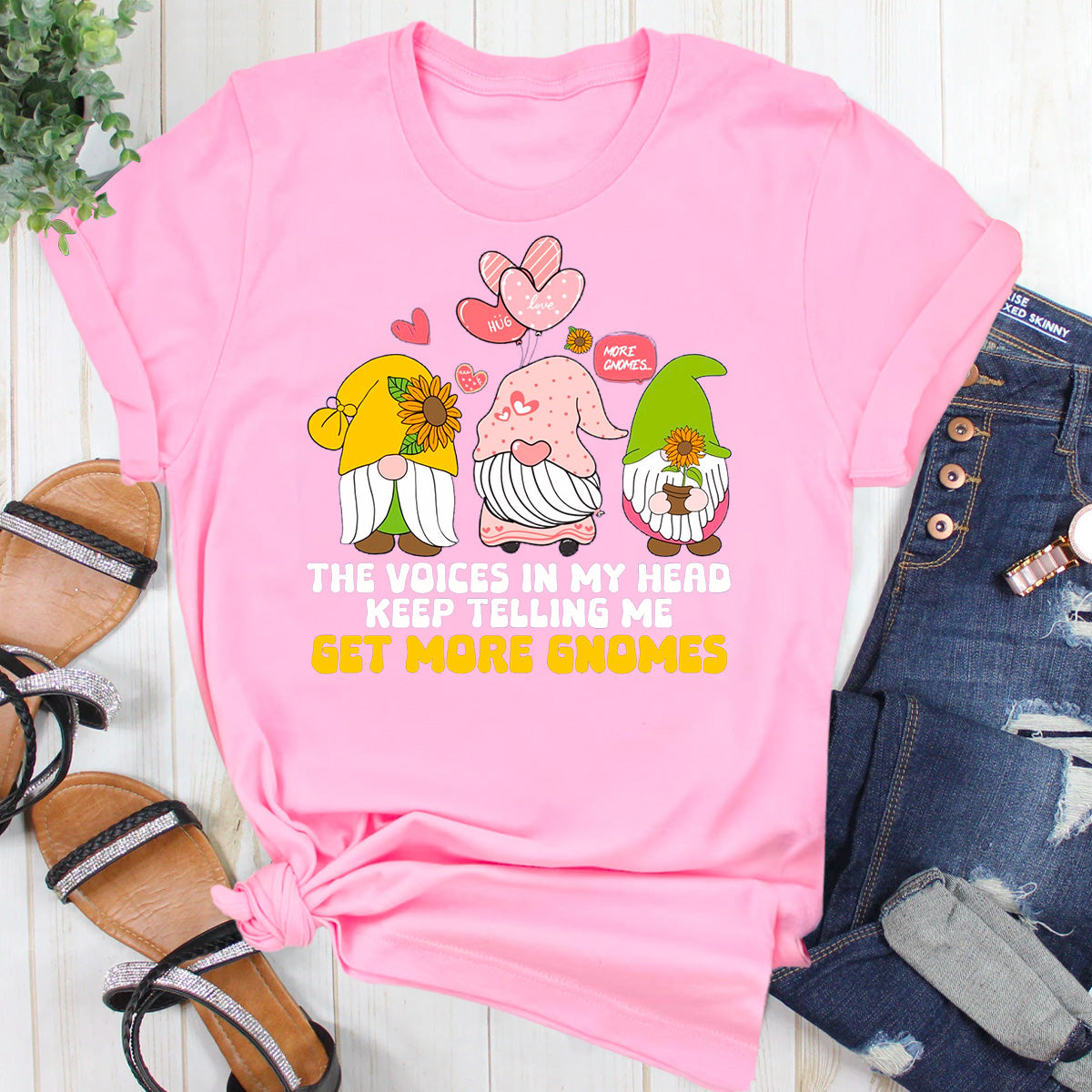 The Voices In My Head Keep Telling Me Get More Gnomes T-Shirt