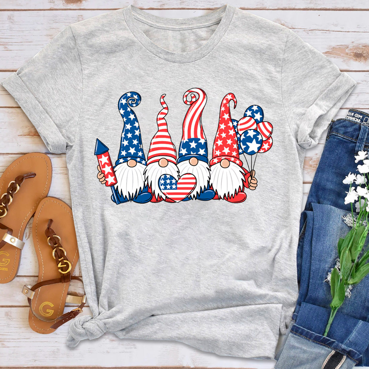 Patriotic Gnomes T-Shirt