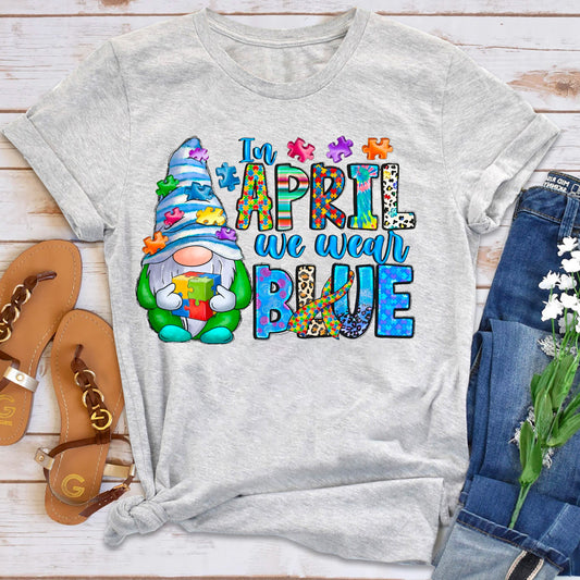 Autism Awareness Gnome T-Shirt