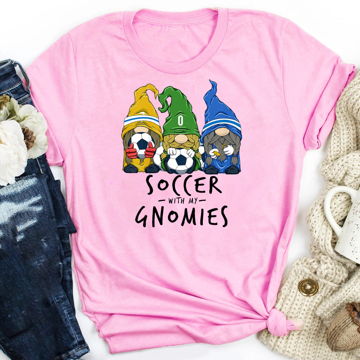 Soccer With My Gnomies T-Shirt