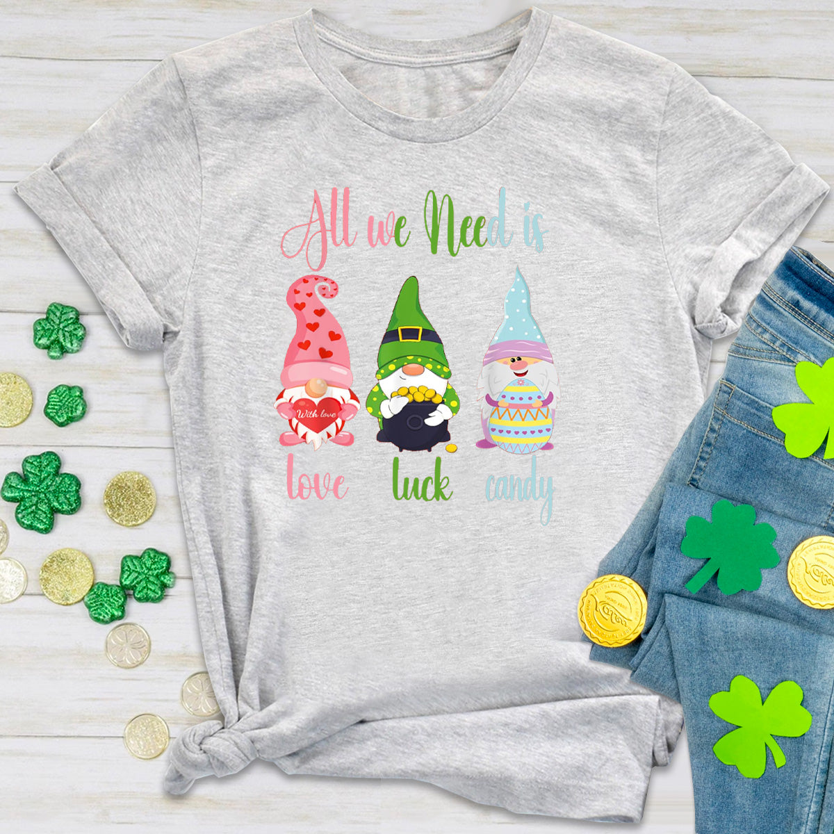 Happy Valentines St Patrick Easter Happy Holiday T-Shirt