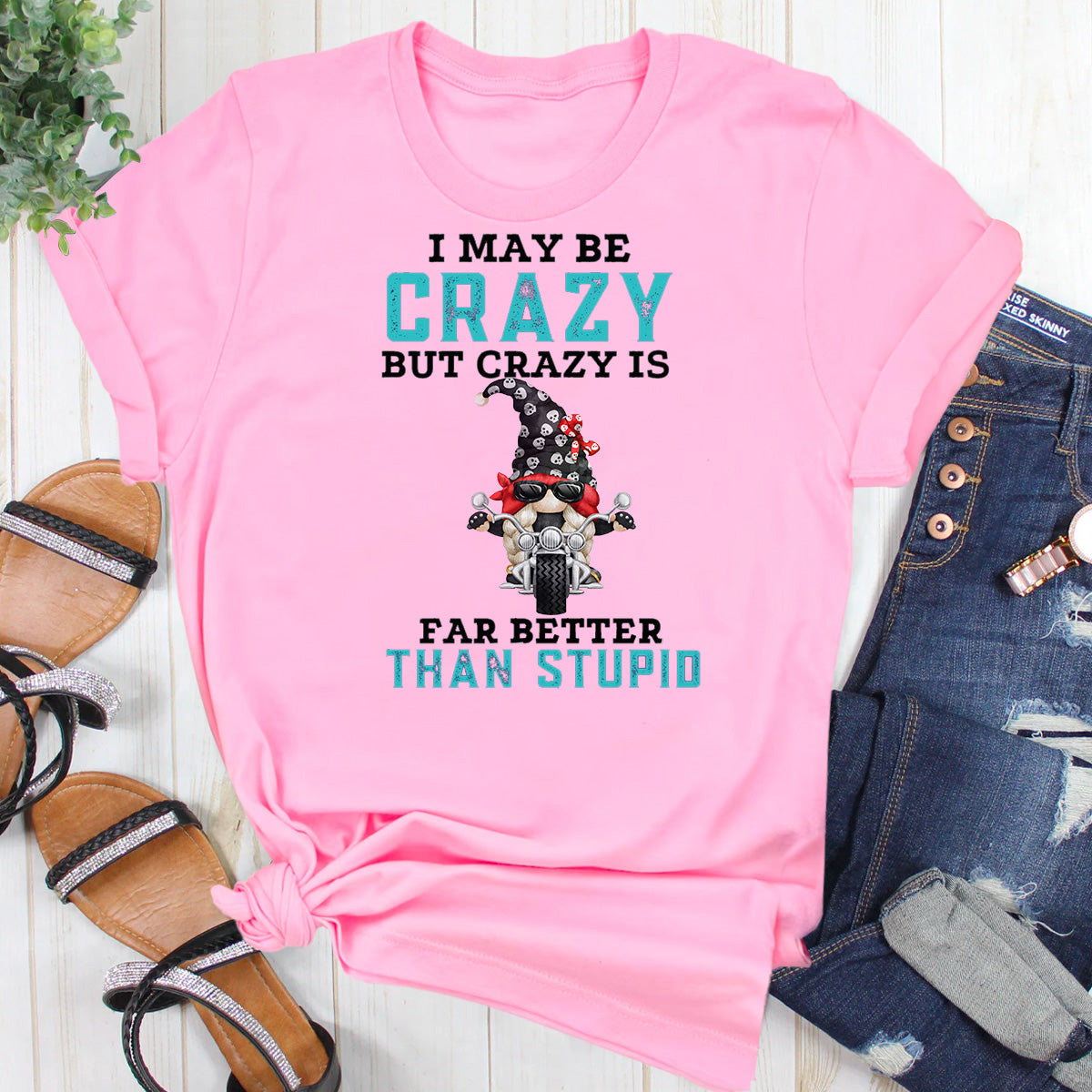 I May Be Crazy But Crazy Is Far Better Than Stupid T-Shirt