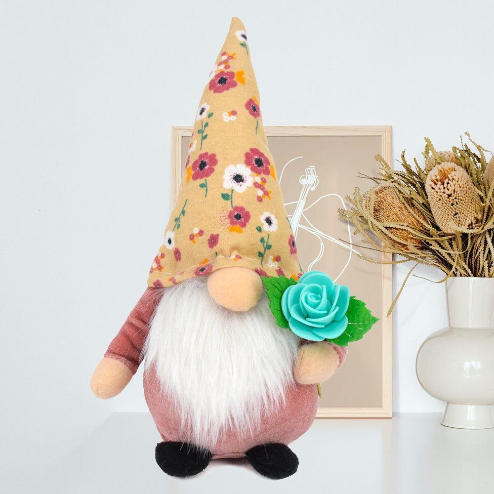 Butterfly Spring Flower Gnome