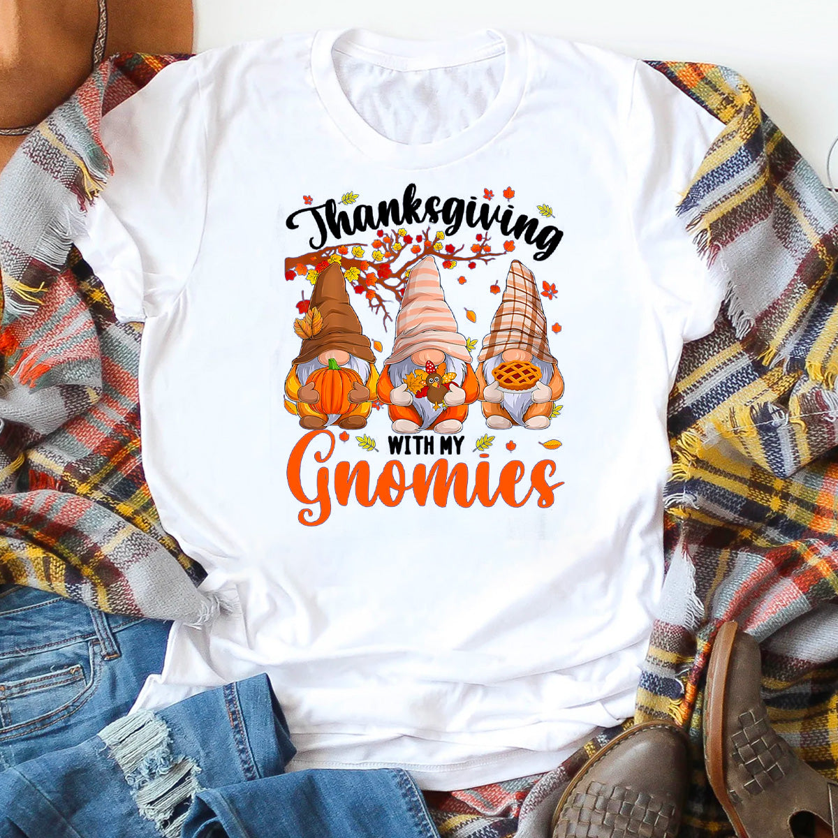 Thanksgiving With My Gnomies T-Shirt