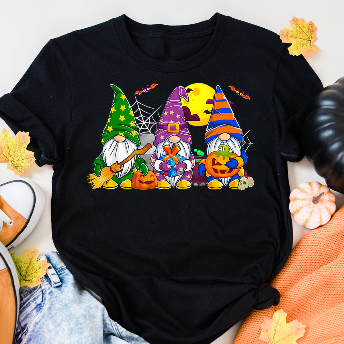 Three Gnomies Halloween T-Shirt