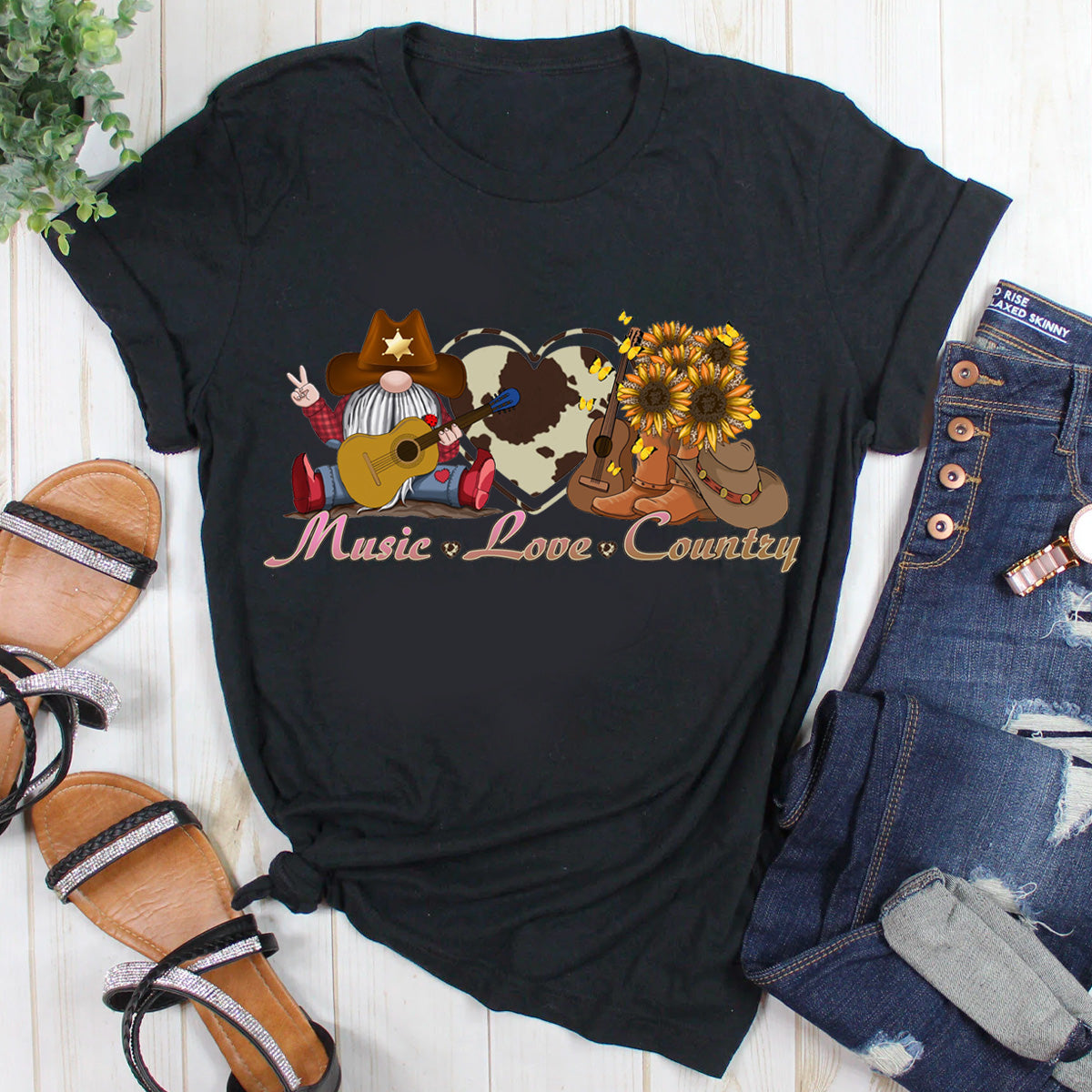 Music Love Country T-Shirt