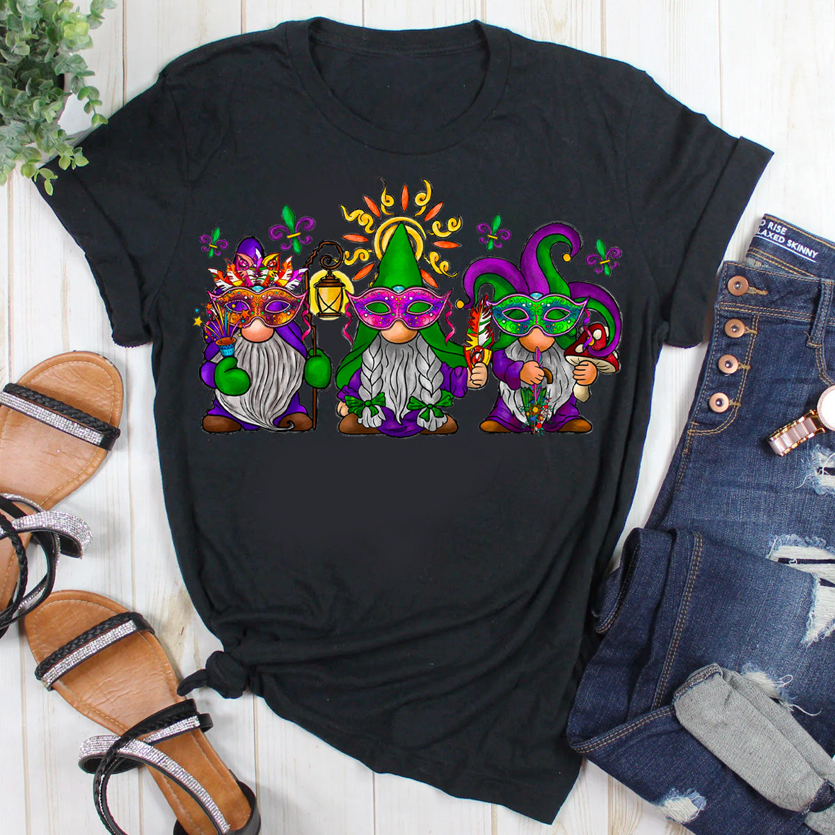 Mardi Gras Gnome T-Shirt